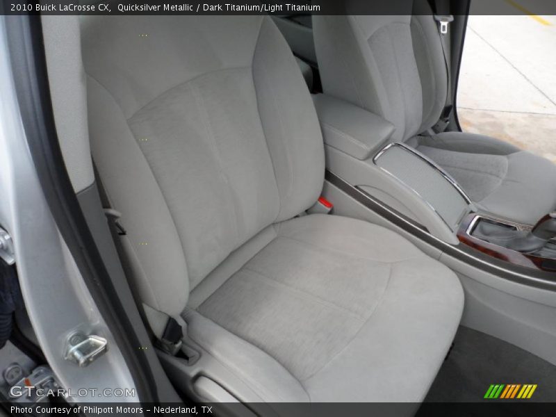 Quicksilver Metallic / Dark Titanium/Light Titanium 2010 Buick LaCrosse CX
