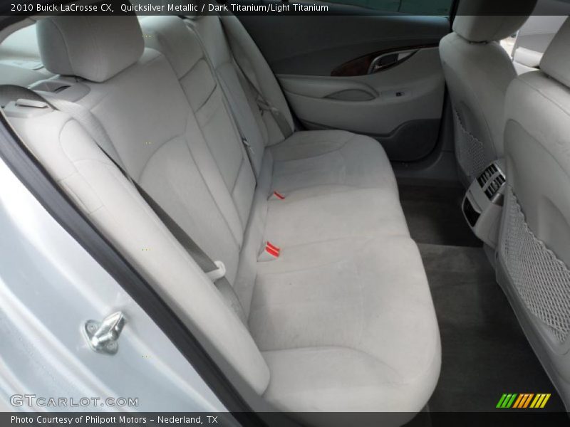 Quicksilver Metallic / Dark Titanium/Light Titanium 2010 Buick LaCrosse CX