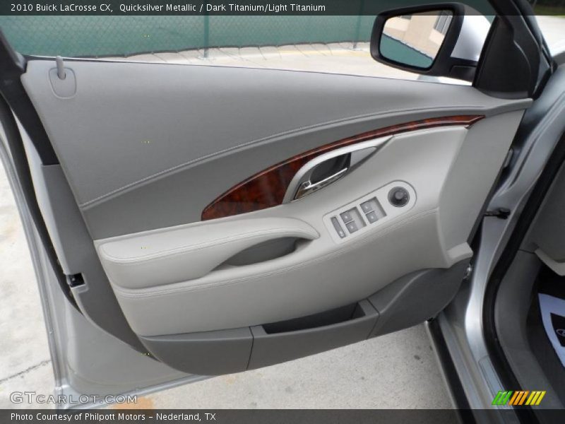 Quicksilver Metallic / Dark Titanium/Light Titanium 2010 Buick LaCrosse CX