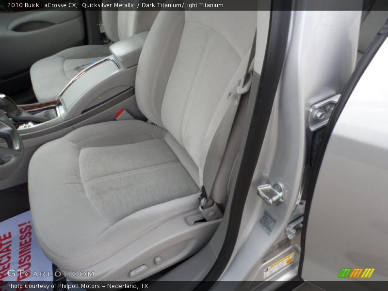 Quicksilver Metallic / Dark Titanium/Light Titanium 2010 Buick LaCrosse CX