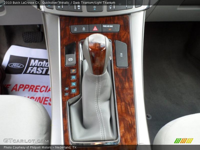  2010 LaCrosse CX 6 Speed Automatic Shifter