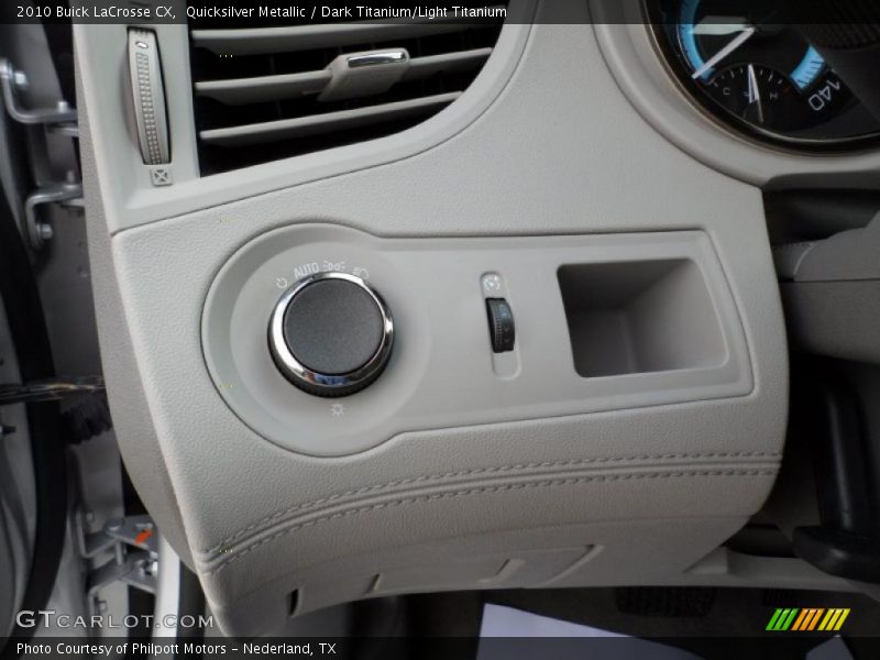 Quicksilver Metallic / Dark Titanium/Light Titanium 2010 Buick LaCrosse CX