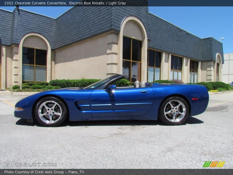  2002 Corvette Convertible Electron Blue Metallic
