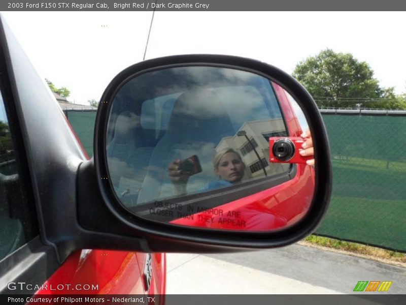 Bright Red / Dark Graphite Grey 2003 Ford F150 STX Regular Cab