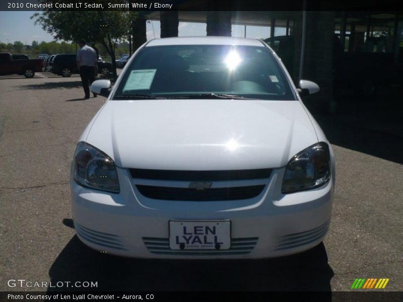 Summit White / Ebony 2010 Chevrolet Cobalt LT Sedan