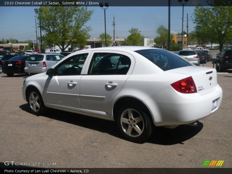 Summit White / Ebony 2010 Chevrolet Cobalt LT Sedan