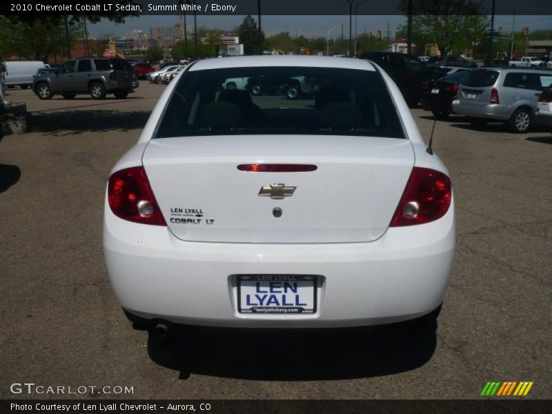 Summit White / Ebony 2010 Chevrolet Cobalt LT Sedan