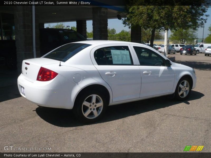 Summit White / Ebony 2010 Chevrolet Cobalt LT Sedan