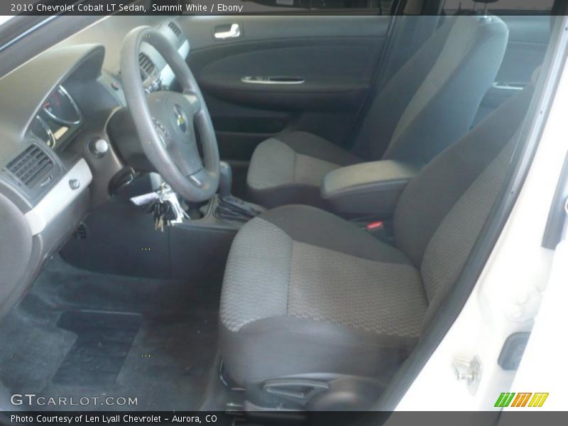 Summit White / Ebony 2010 Chevrolet Cobalt LT Sedan