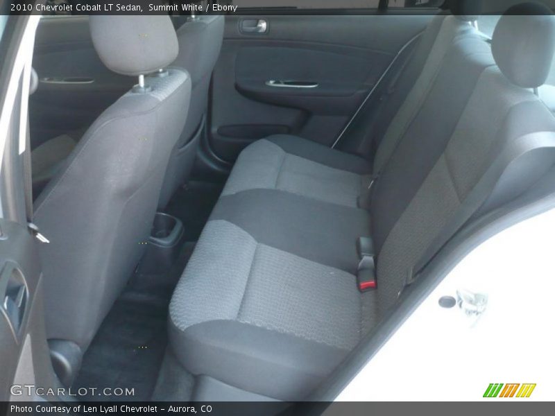 Summit White / Ebony 2010 Chevrolet Cobalt LT Sedan