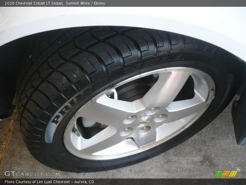 Summit White / Ebony 2010 Chevrolet Cobalt LT Sedan