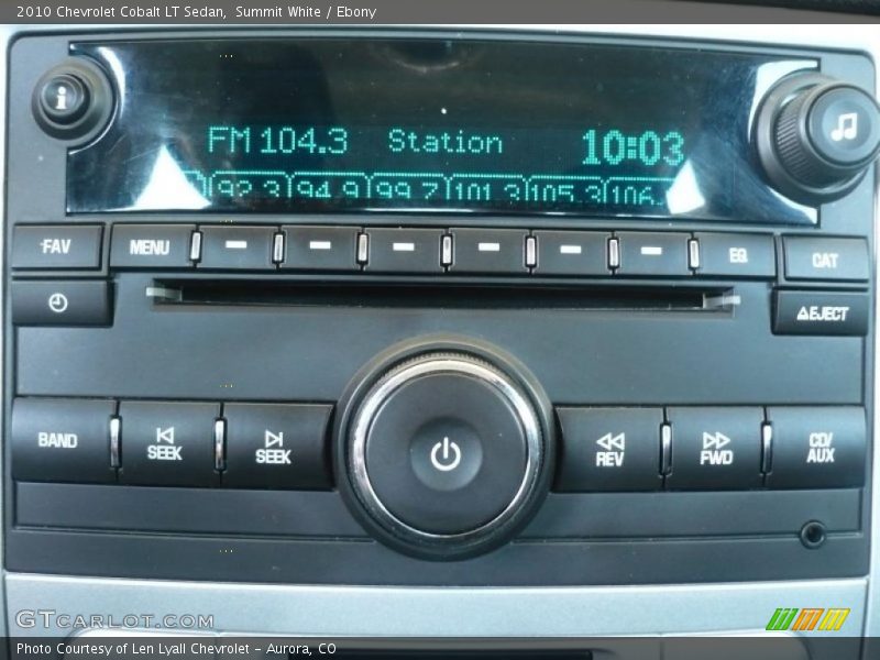 Summit White / Ebony 2010 Chevrolet Cobalt LT Sedan
