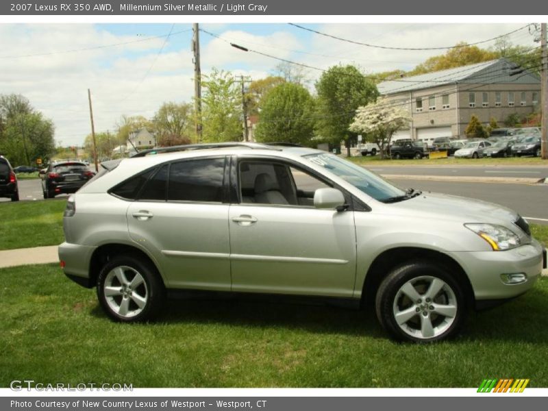 Millennium Silver Metallic / Light Gray 2007 Lexus RX 350 AWD
