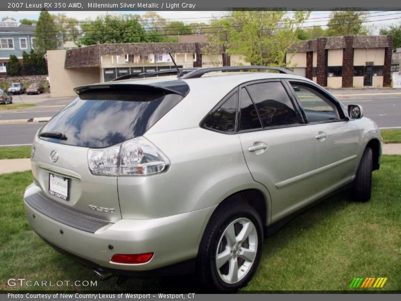 Millennium Silver Metallic / Light Gray 2007 Lexus RX 350 AWD