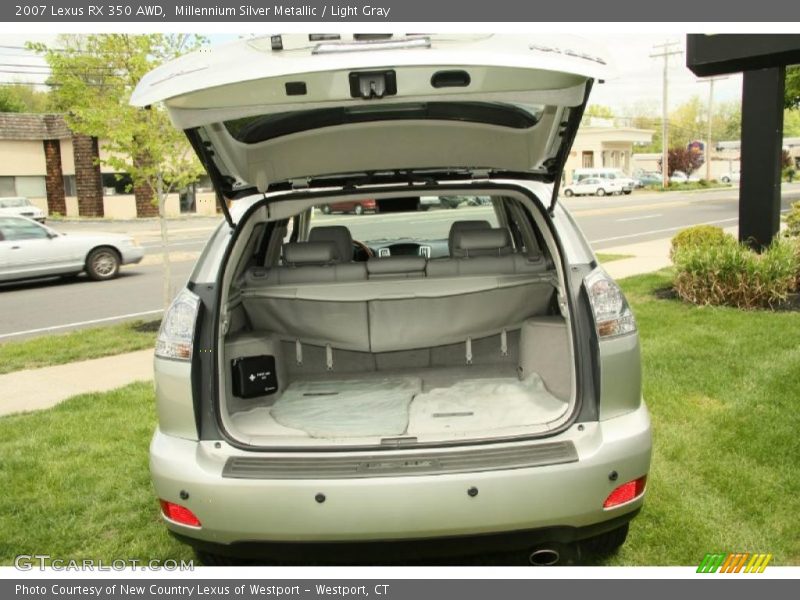 Millennium Silver Metallic / Light Gray 2007 Lexus RX 350 AWD
