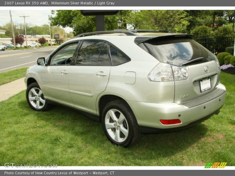 Millennium Silver Metallic / Light Gray 2007 Lexus RX 350 AWD