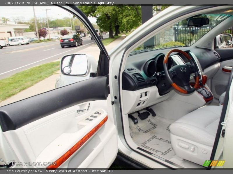 Millennium Silver Metallic / Light Gray 2007 Lexus RX 350 AWD