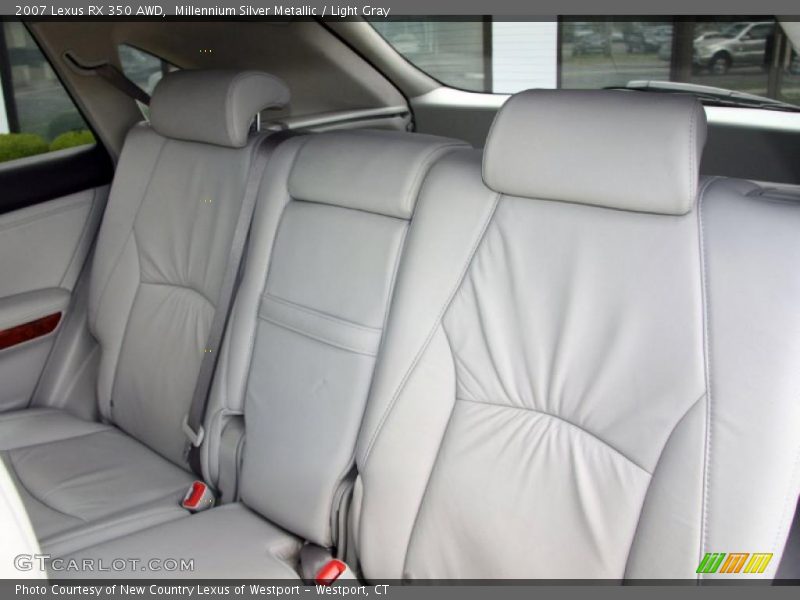 Millennium Silver Metallic / Light Gray 2007 Lexus RX 350 AWD