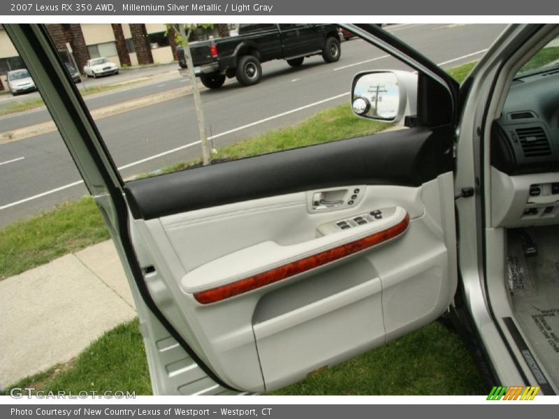Millennium Silver Metallic / Light Gray 2007 Lexus RX 350 AWD