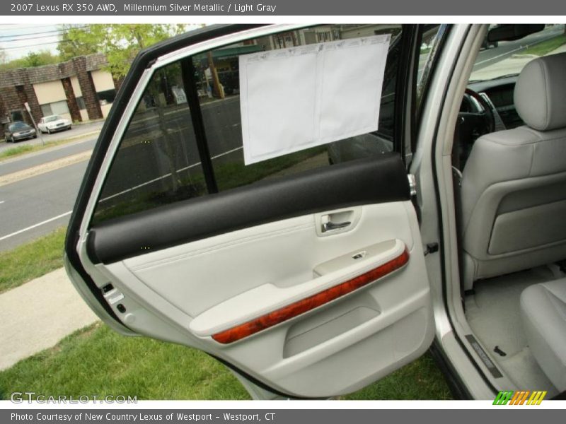 Millennium Silver Metallic / Light Gray 2007 Lexus RX 350 AWD