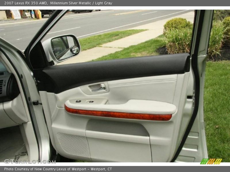 Millennium Silver Metallic / Light Gray 2007 Lexus RX 350 AWD