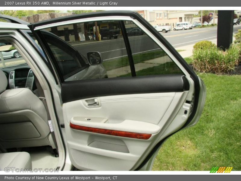 Millennium Silver Metallic / Light Gray 2007 Lexus RX 350 AWD