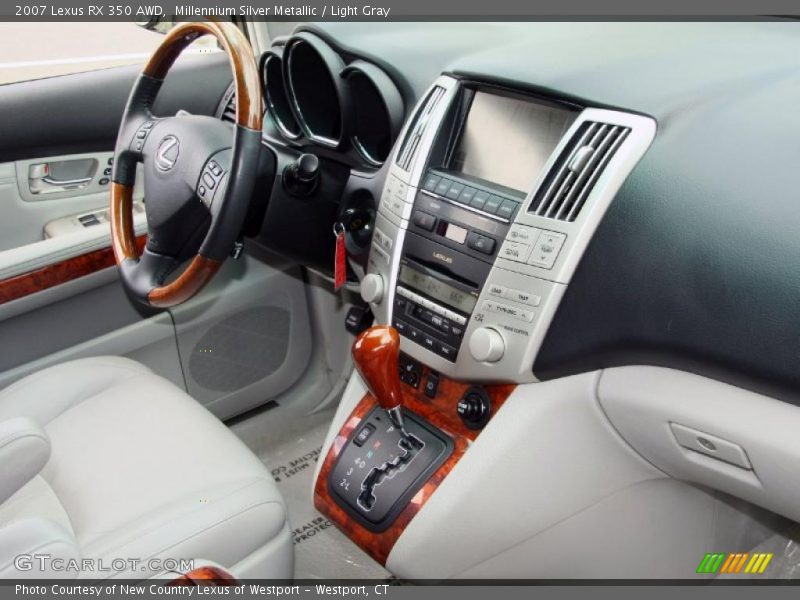 Millennium Silver Metallic / Light Gray 2007 Lexus RX 350 AWD