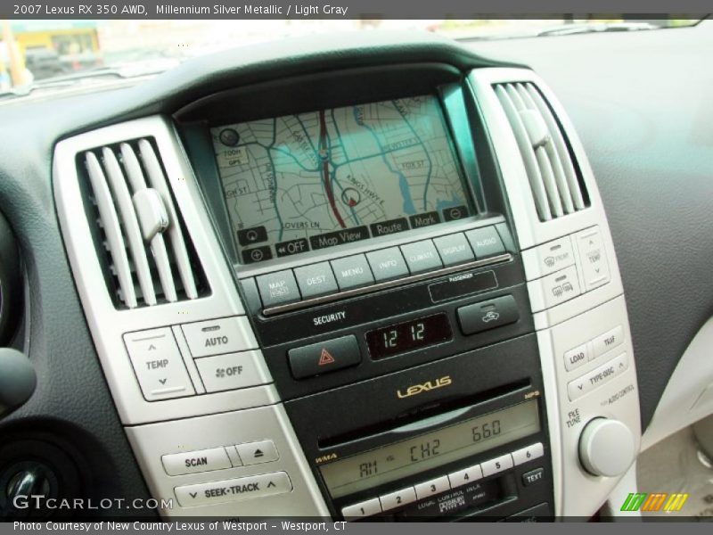 Millennium Silver Metallic / Light Gray 2007 Lexus RX 350 AWD