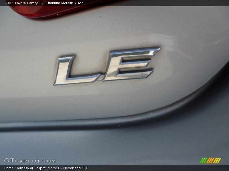 Titanium Metallic / Ash 2007 Toyota Camry LE