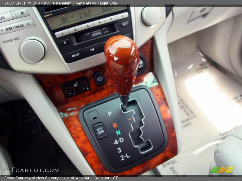 Millennium Silver Metallic / Light Gray 2007 Lexus RX 350 AWD
