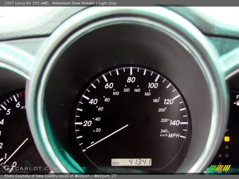 Millennium Silver Metallic / Light Gray 2007 Lexus RX 350 AWD