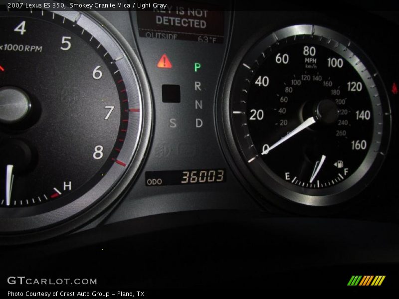 Smokey Granite Mica / Light Gray 2007 Lexus ES 350