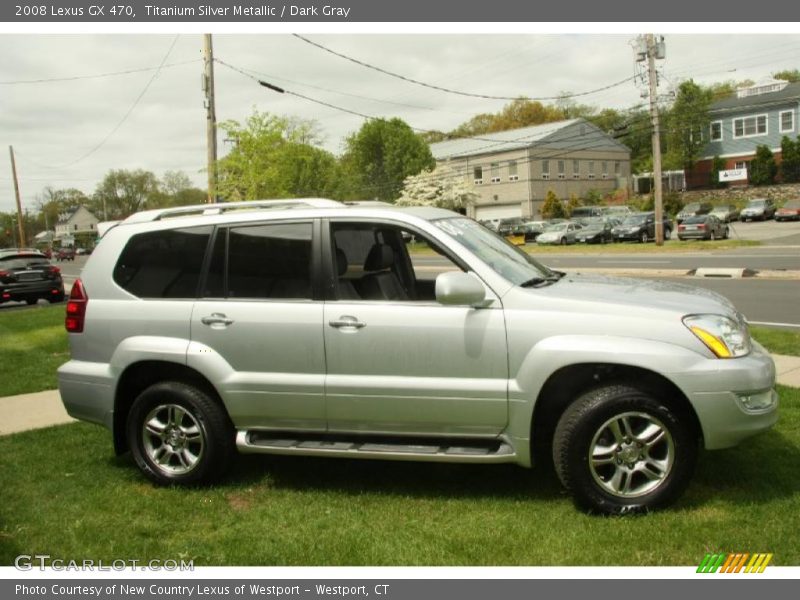 Titanium Silver Metallic / Dark Gray 2008 Lexus GX 470