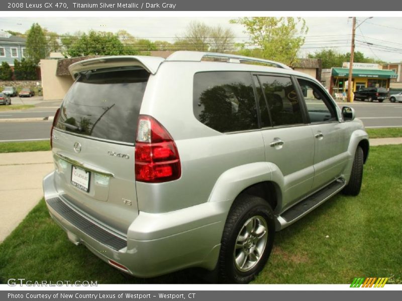 Titanium Silver Metallic / Dark Gray 2008 Lexus GX 470
