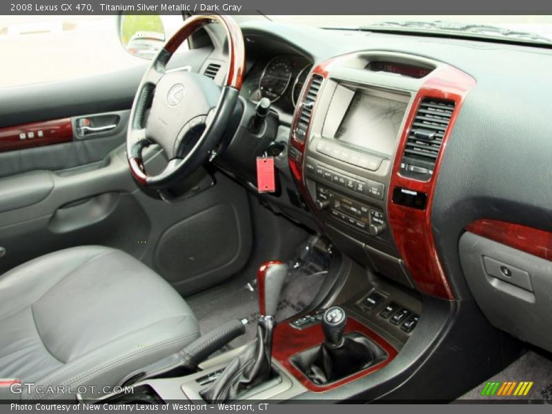 Titanium Silver Metallic / Dark Gray 2008 Lexus GX 470