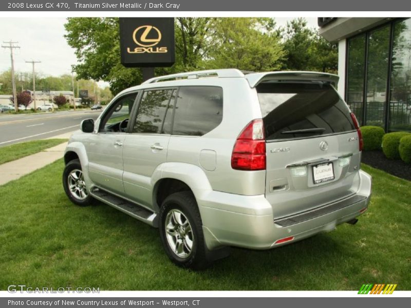 Titanium Silver Metallic / Dark Gray 2008 Lexus GX 470