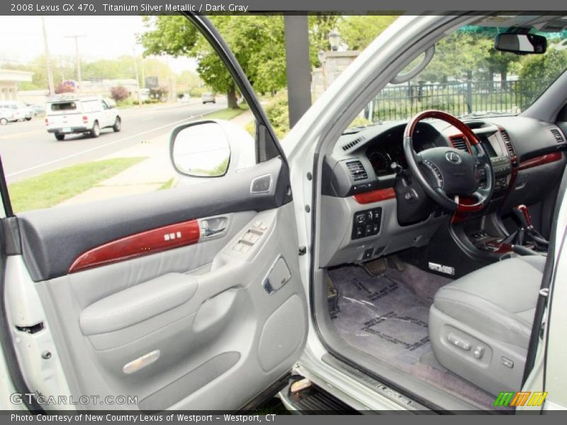 Titanium Silver Metallic / Dark Gray 2008 Lexus GX 470