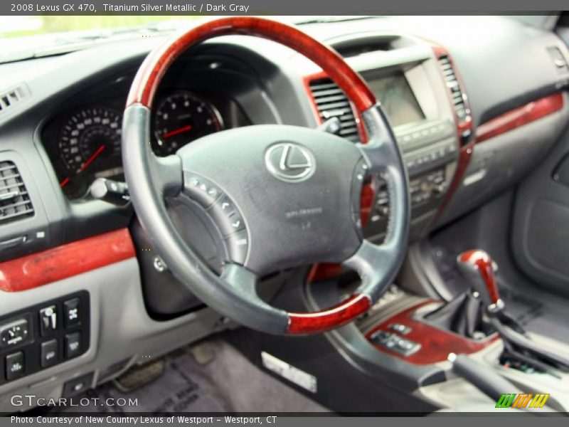 Titanium Silver Metallic / Dark Gray 2008 Lexus GX 470