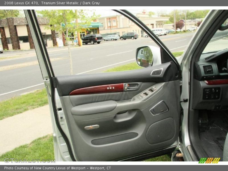 Titanium Silver Metallic / Dark Gray 2008 Lexus GX 470