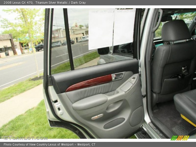 Titanium Silver Metallic / Dark Gray 2008 Lexus GX 470