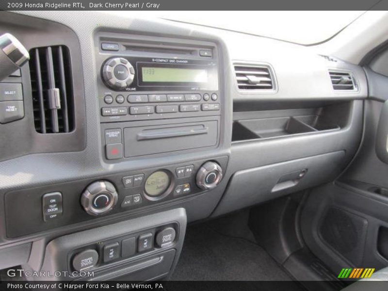 Dark Cherry Pearl / Gray 2009 Honda Ridgeline RTL