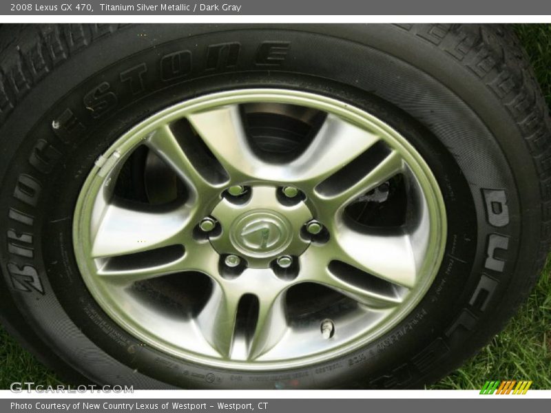 Titanium Silver Metallic / Dark Gray 2008 Lexus GX 470