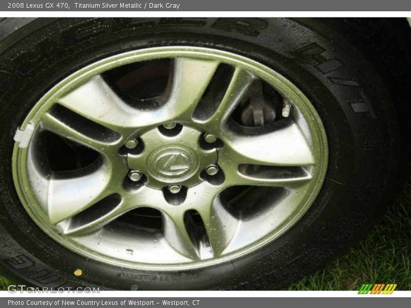 Titanium Silver Metallic / Dark Gray 2008 Lexus GX 470