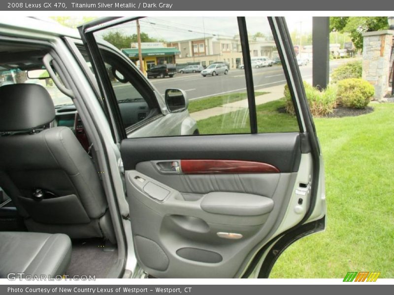 Titanium Silver Metallic / Dark Gray 2008 Lexus GX 470