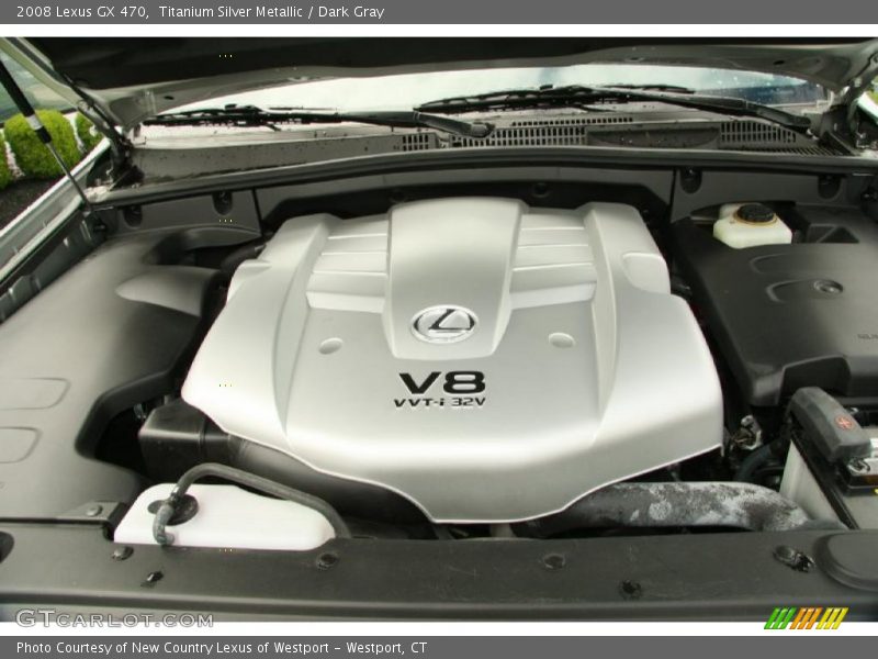 Titanium Silver Metallic / Dark Gray 2008 Lexus GX 470