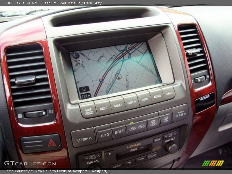 Titanium Silver Metallic / Dark Gray 2008 Lexus GX 470