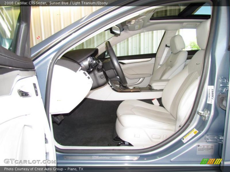  2008 CTS Sedan Light Titanium/Ebony Interior