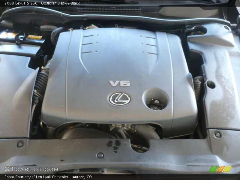 Obsidian Black / Black 2008 Lexus IS 250