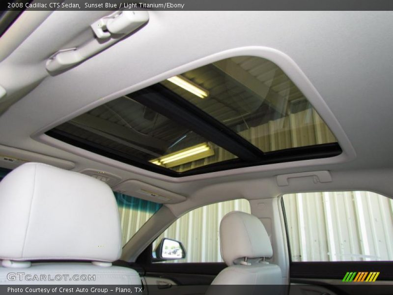 Sunroof of 2008 CTS Sedan