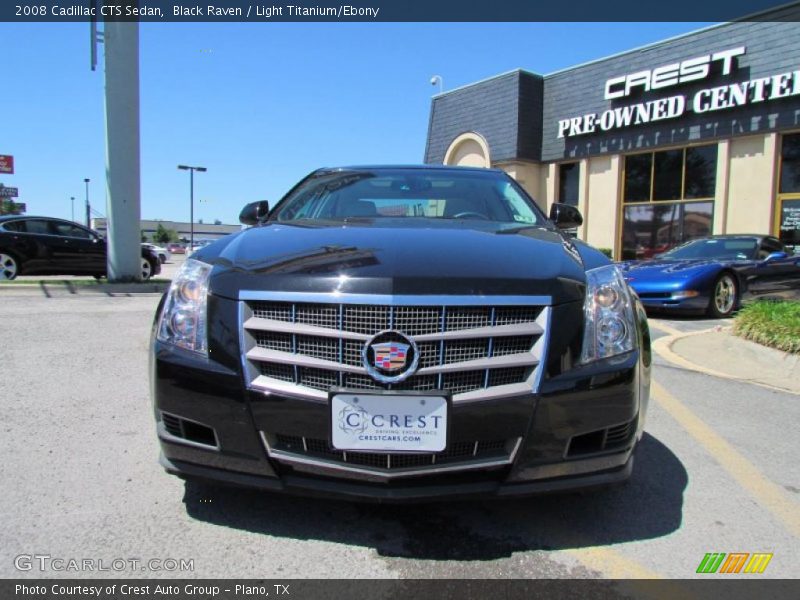 Black Raven / Light Titanium/Ebony 2008 Cadillac CTS Sedan